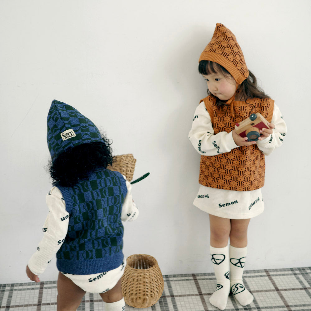 PATTERN KNIT BONNET