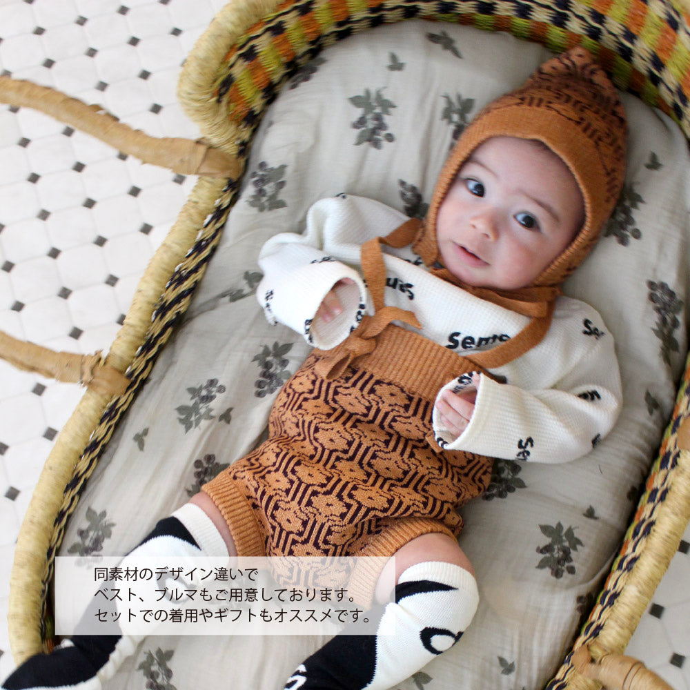 PATTERN KNIT BONNET