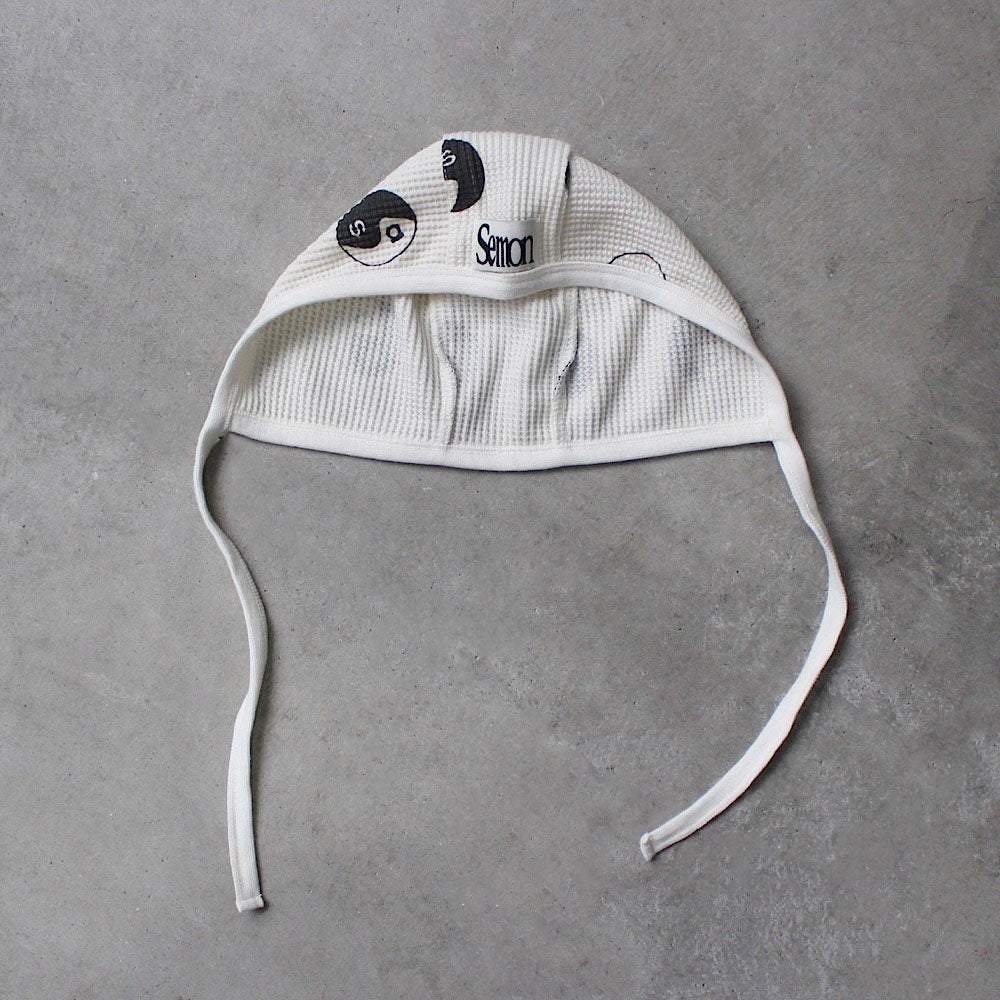 WAFFLE PRINT BONNET