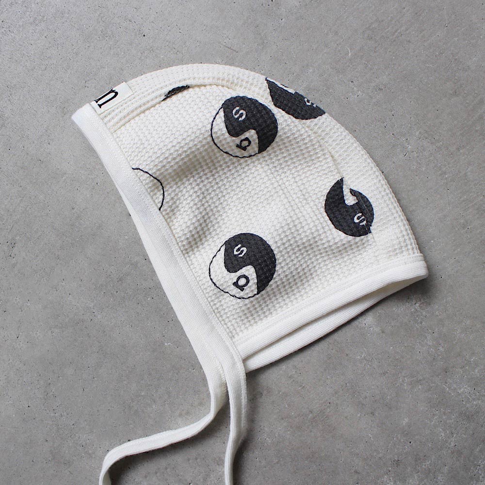 WAFFLE PRINT BONNET