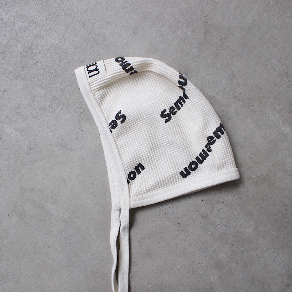 WAFFLE PRINT BONNET
