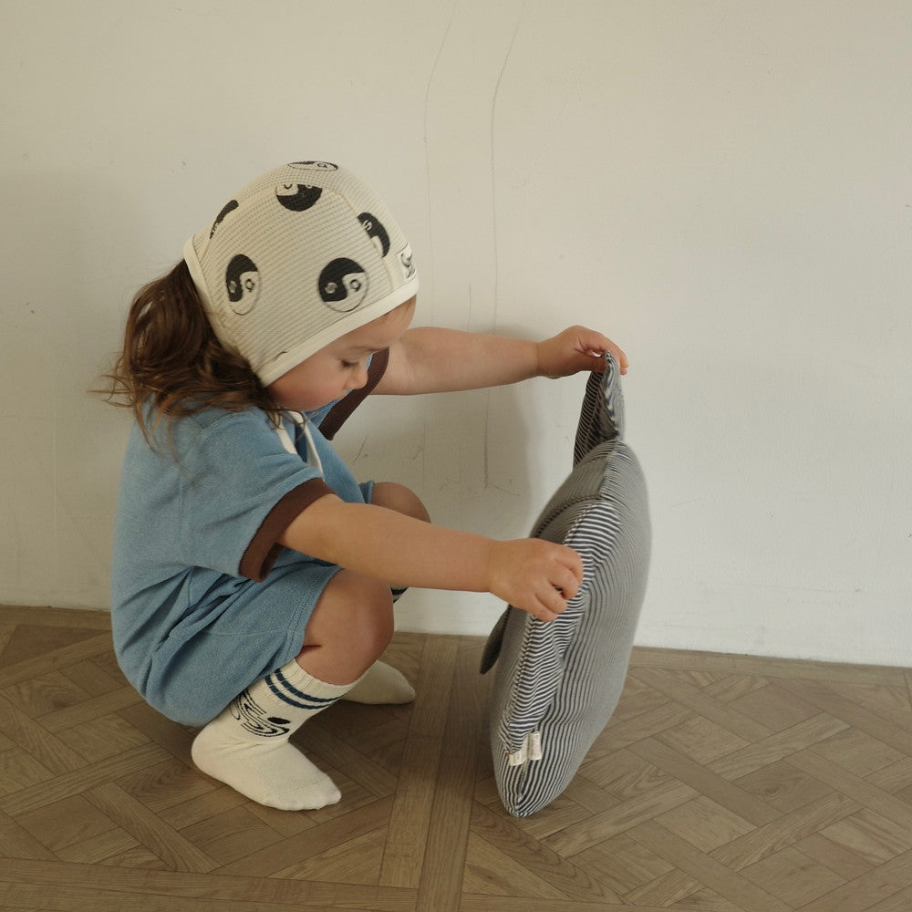 WAFFLE PRINT BONNET