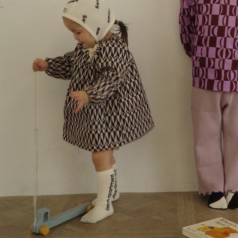WAFFLE PRINT BONNET