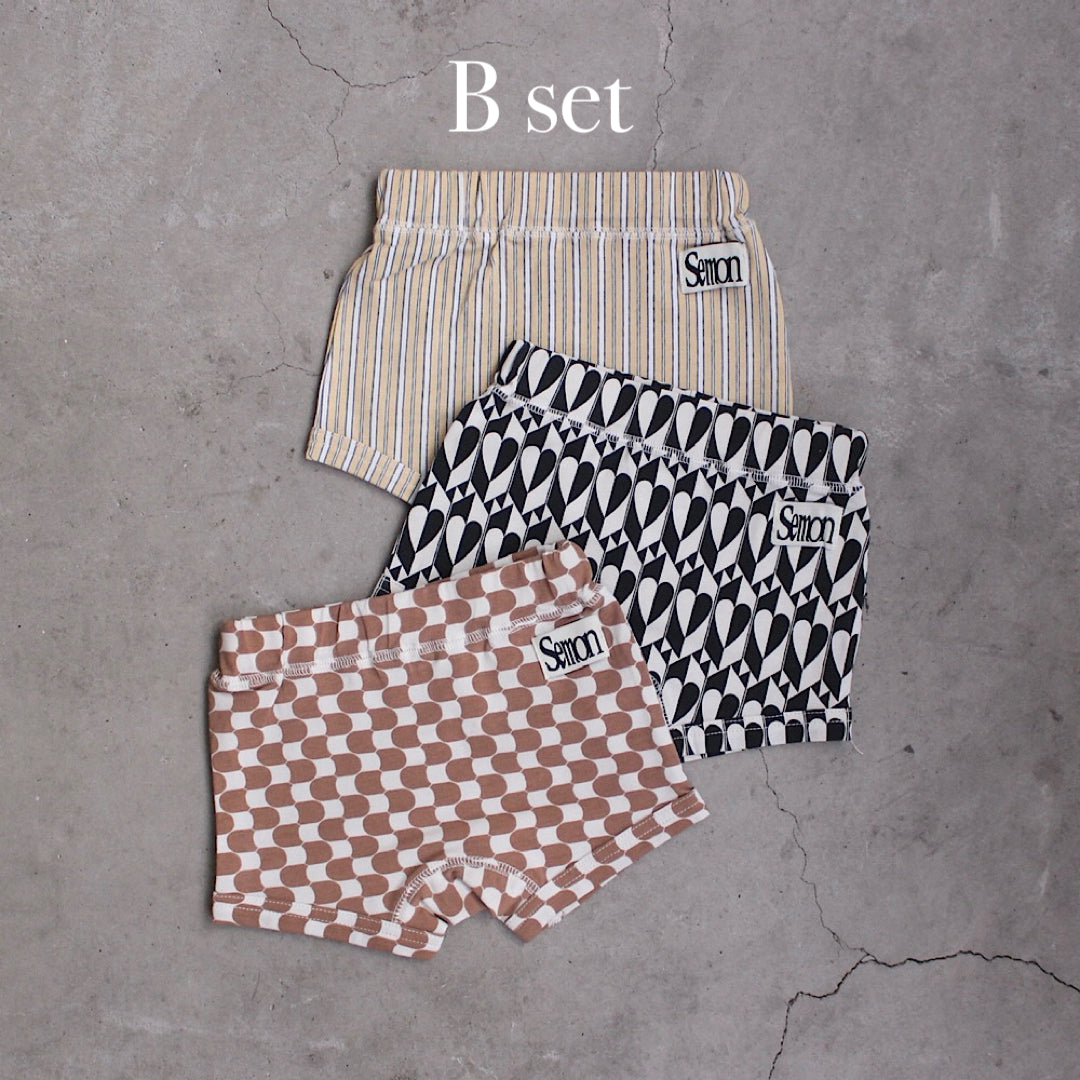 3SET INNER SHORTS