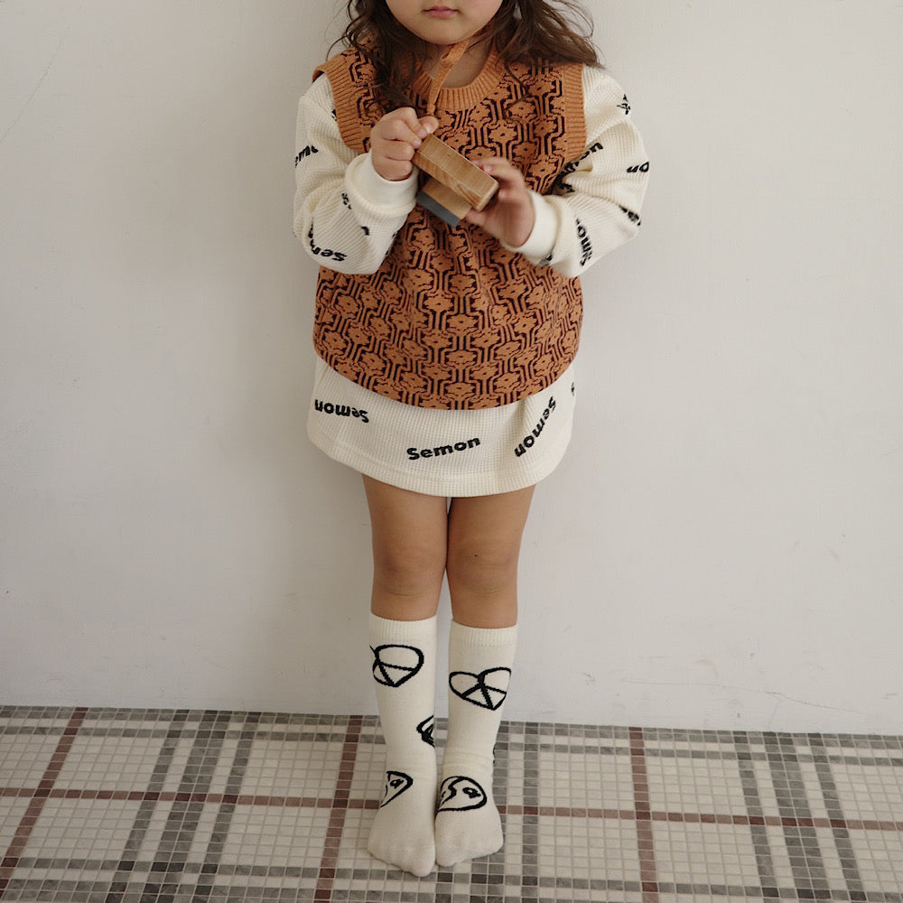 2SET HIGH SOCKS