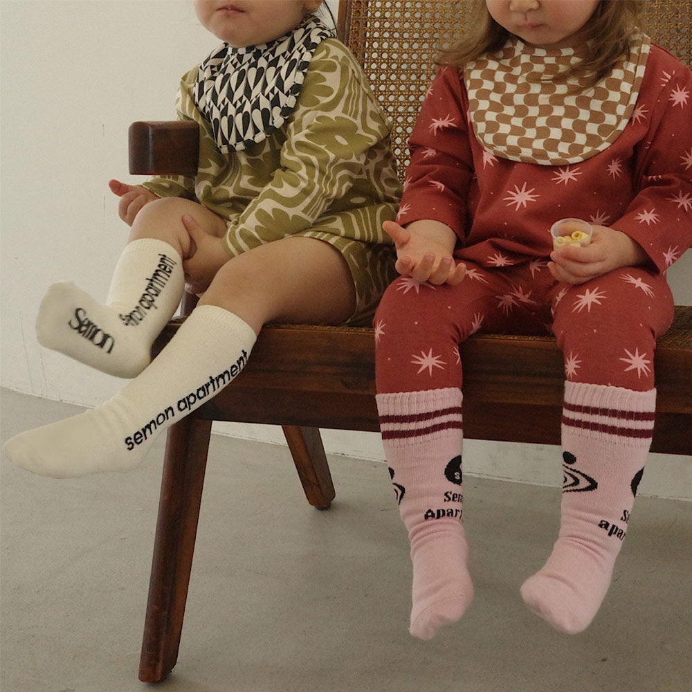 2SET HIGH SOCKS