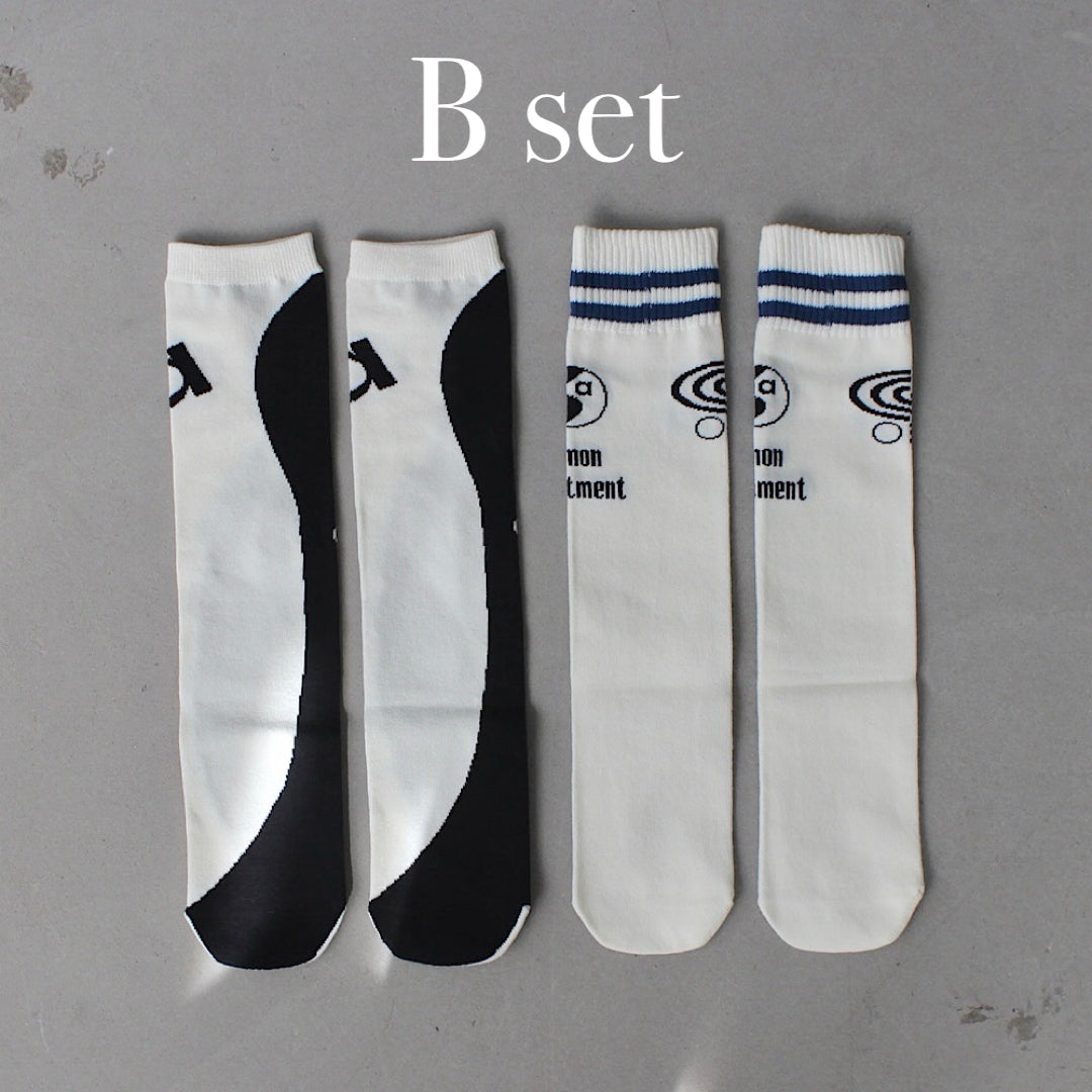 2SET HIGH SOCKS