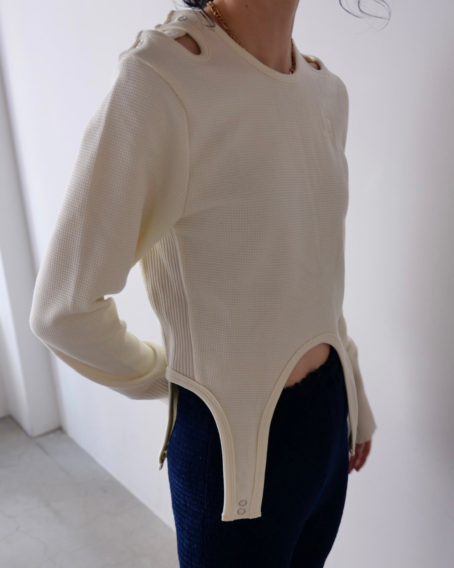 Waffle 2way Tops