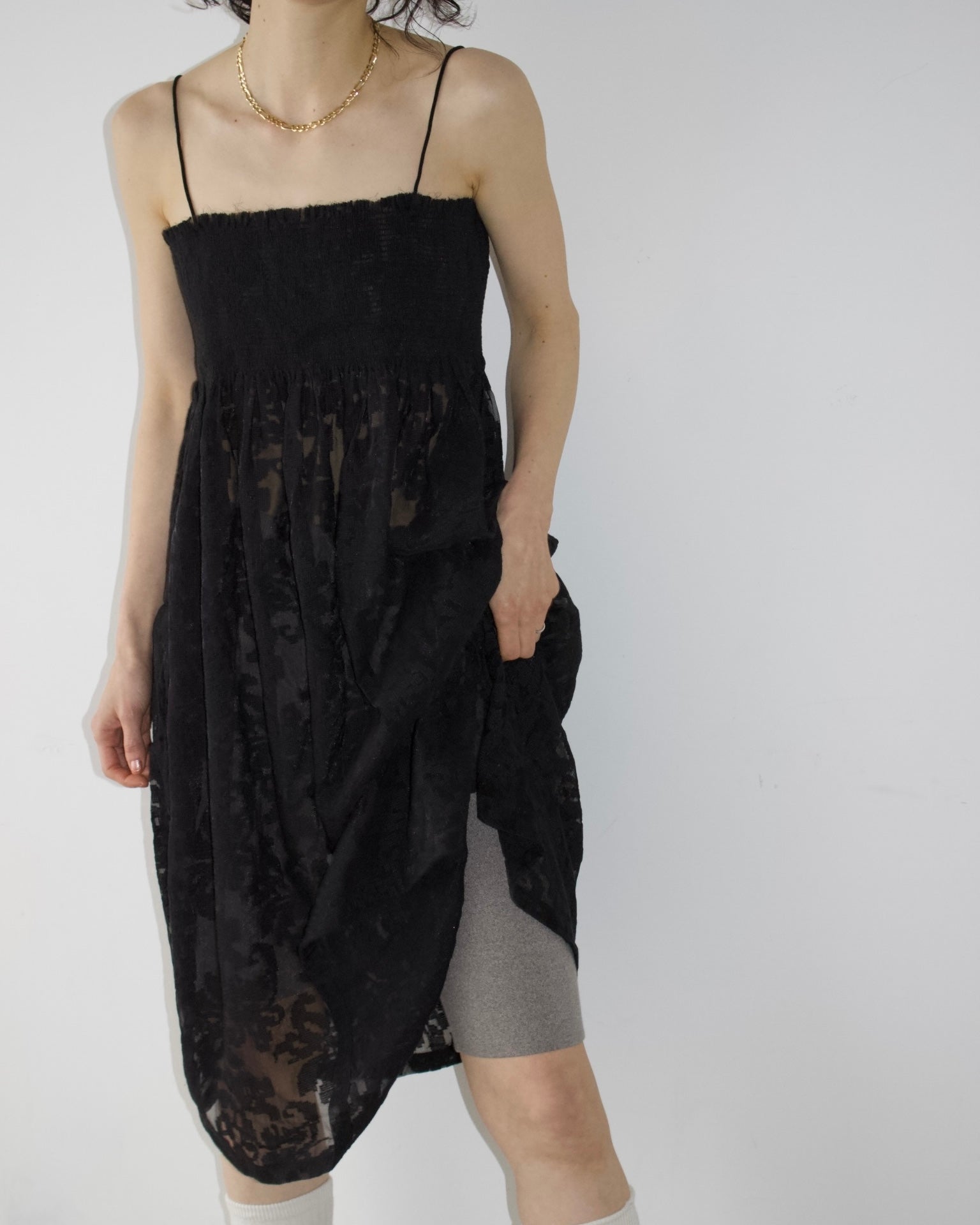 Pixel Lace Camisole Dress