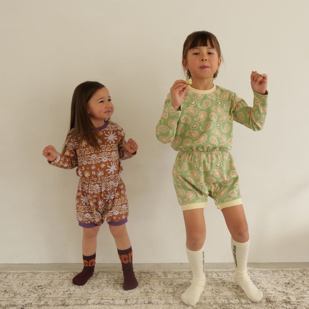 26SS NEW PATTERN HALF ROMPERS