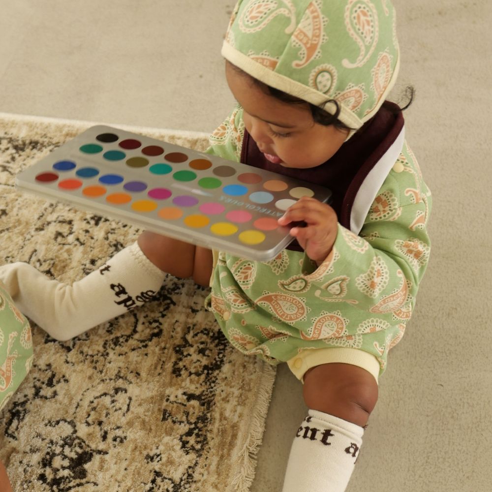 26SS NEW PATTERN HALF ROMPERS