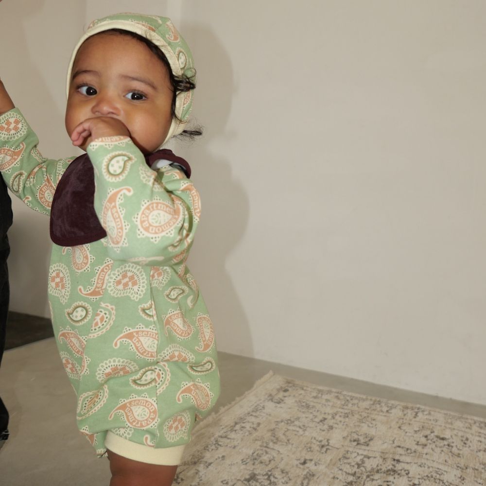 26SS NEW PATTERN HALF ROMPERS