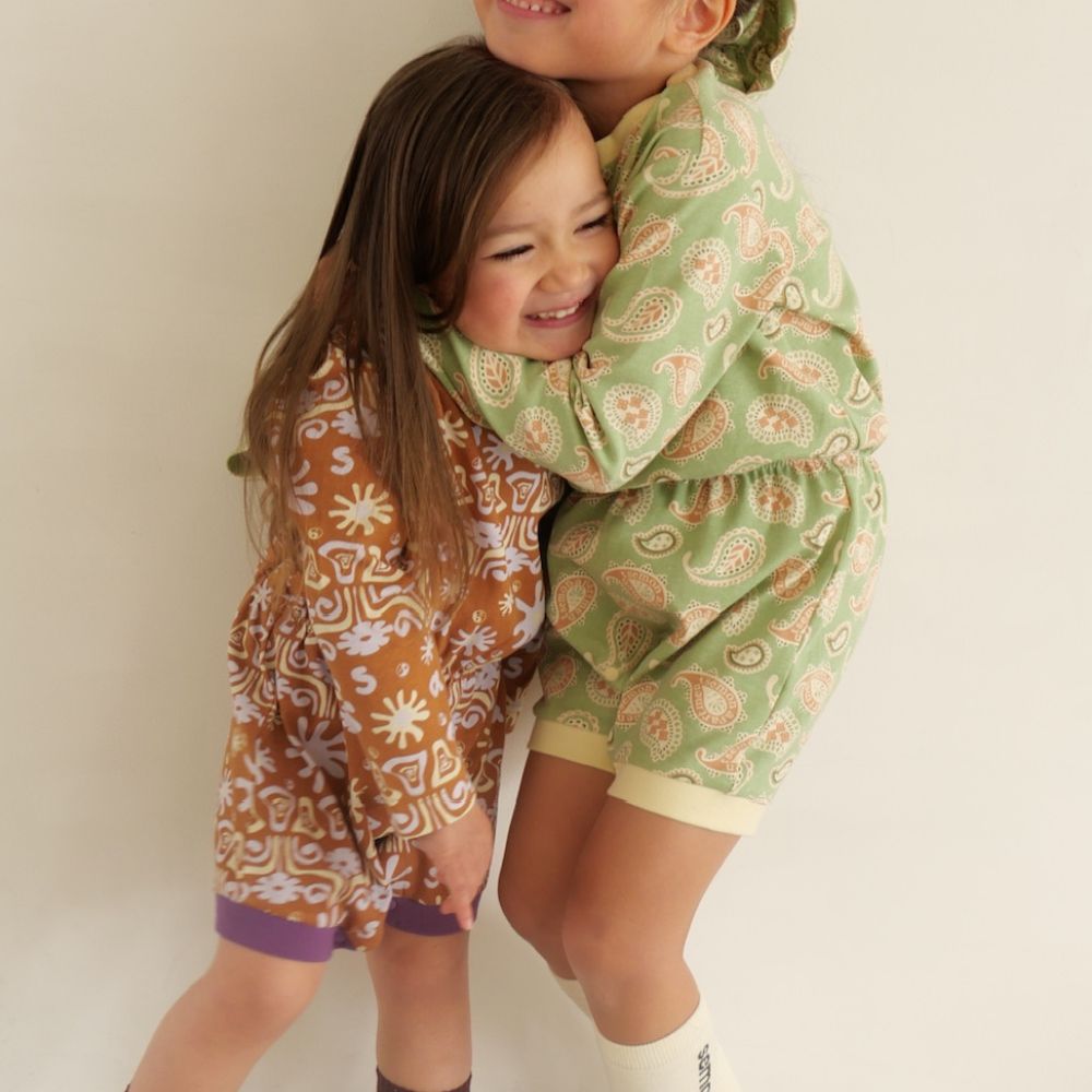 26SS NEW PATTERN HALF ROMPERS