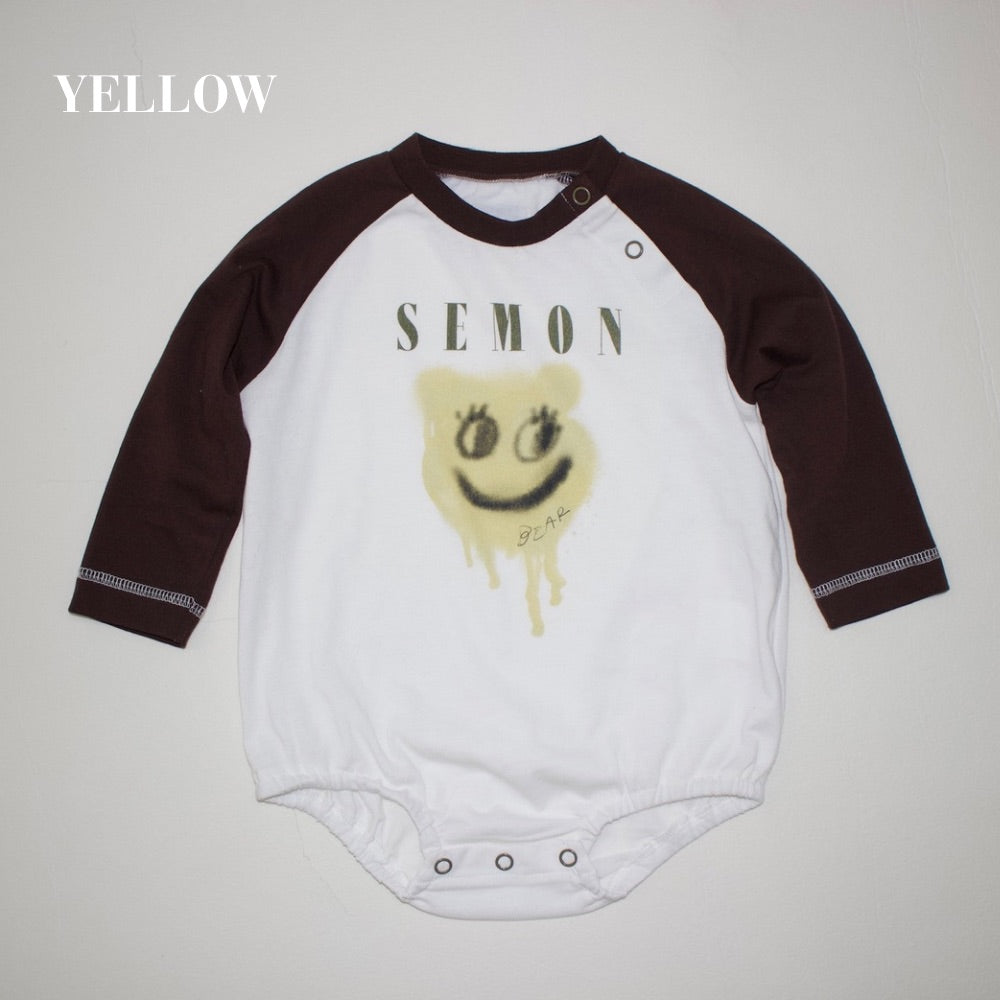 PRINTED RAGLAN ROMPERS