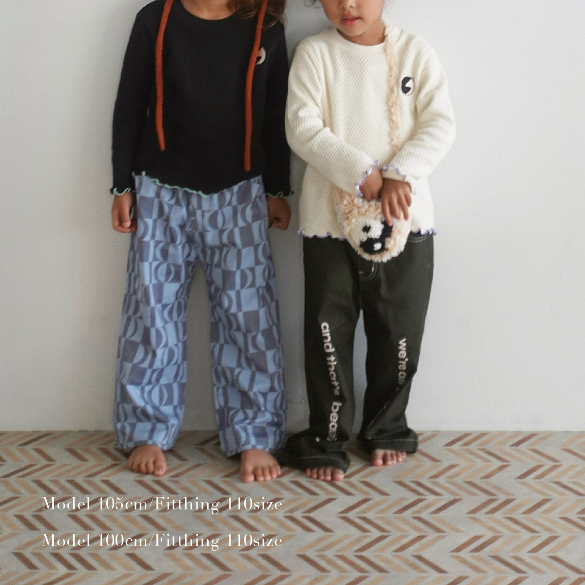 WAFFLE EMBROIDERED TOPS