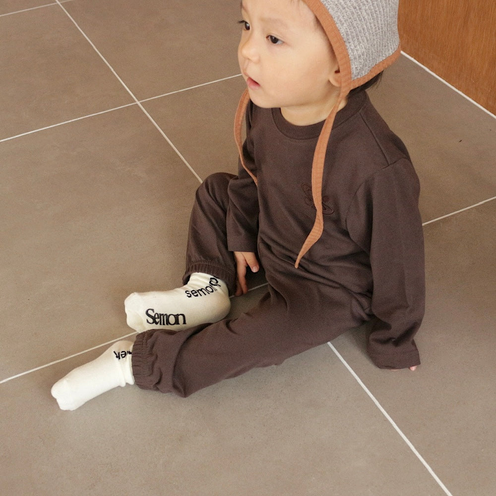 3SET SIMPLE LONG TSHIRT