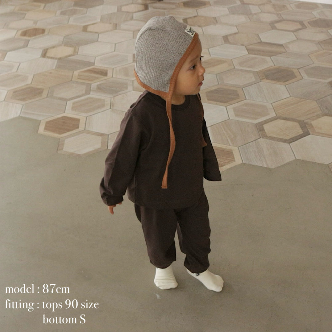 3SET SIMPLE LONG TSHIRT