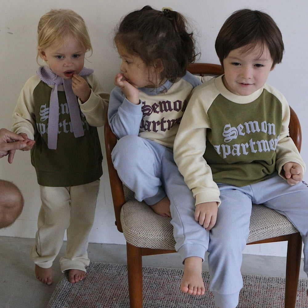 LOOPBACK RAGLAN LONG SLEEVE TOPS