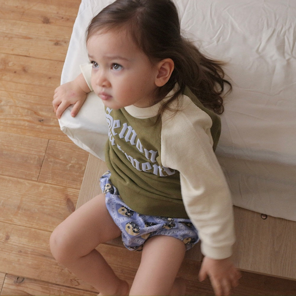 LOOPBACK RAGLAN LONG SLEEVE TOPS