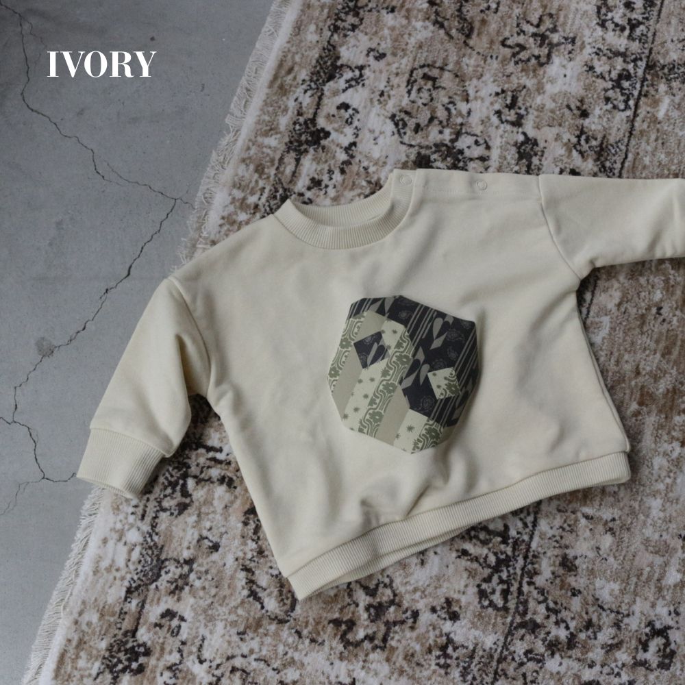 PATCHWORK YINGYANG SWEAT TOPS