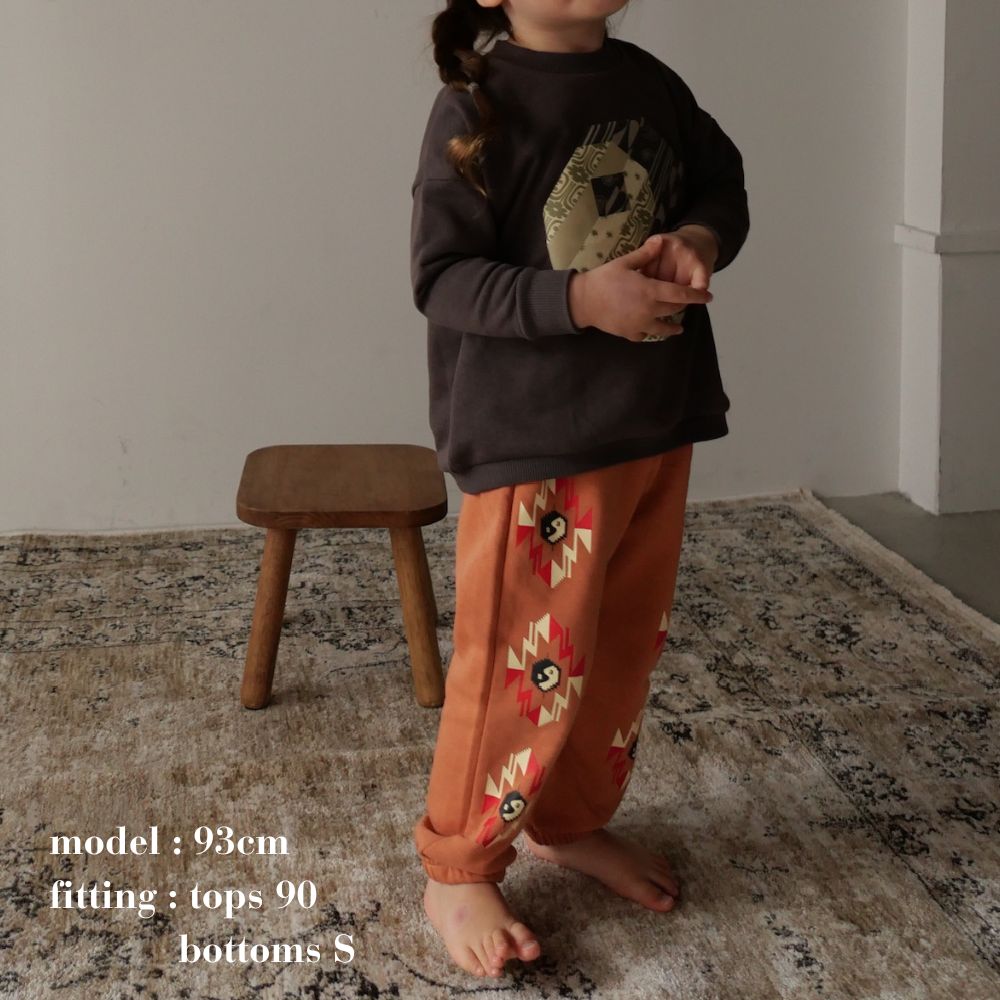 PATCHWORK YINGYANG SWEAT TOPS