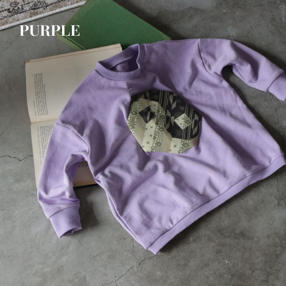 PATCHWORK YINGYANG SWEAT TOPS