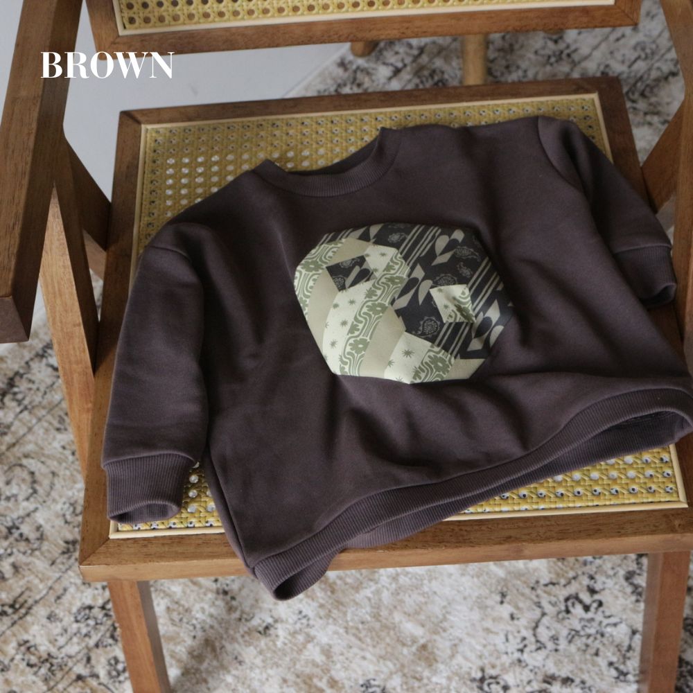 PATCHWORK YINGYANG SWEAT TOPS