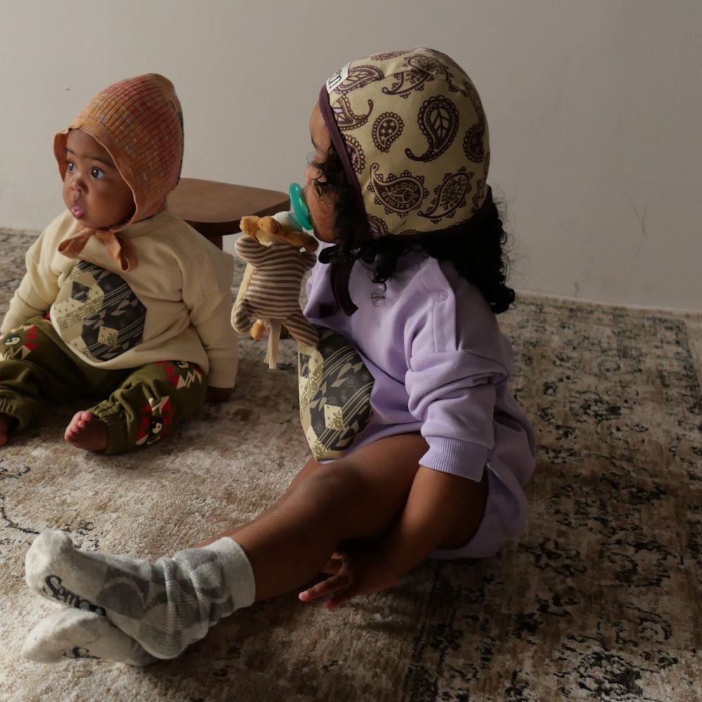 PATCHWORK YINGYANG ROMPERS