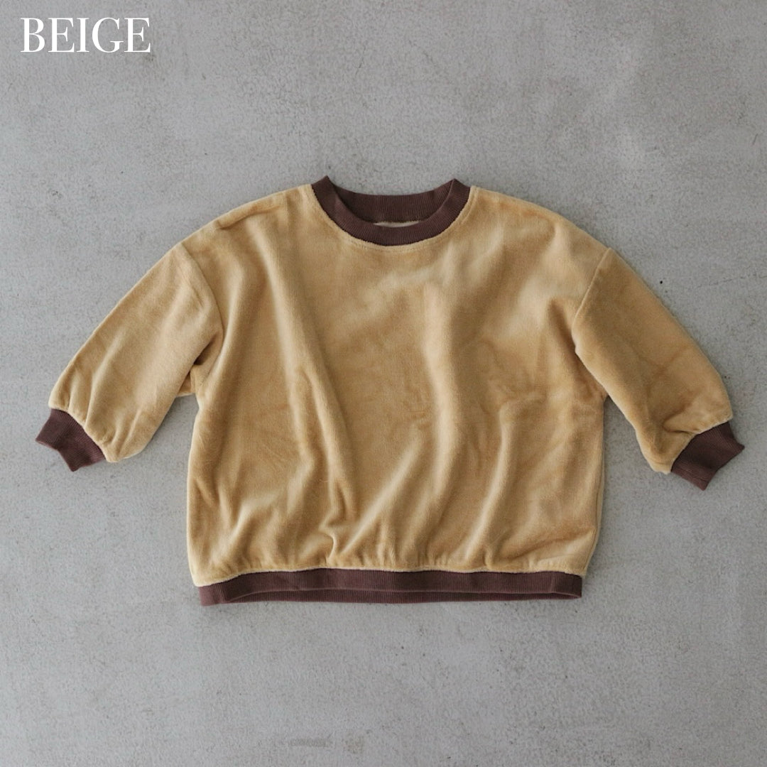 Velour Long Sleeve Tops