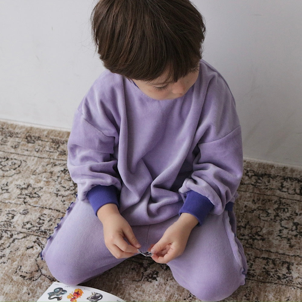 Velour Long Sleeve Tops