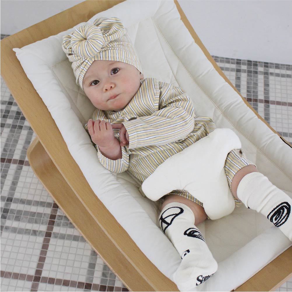 Pattern Long Sleeve Rompers