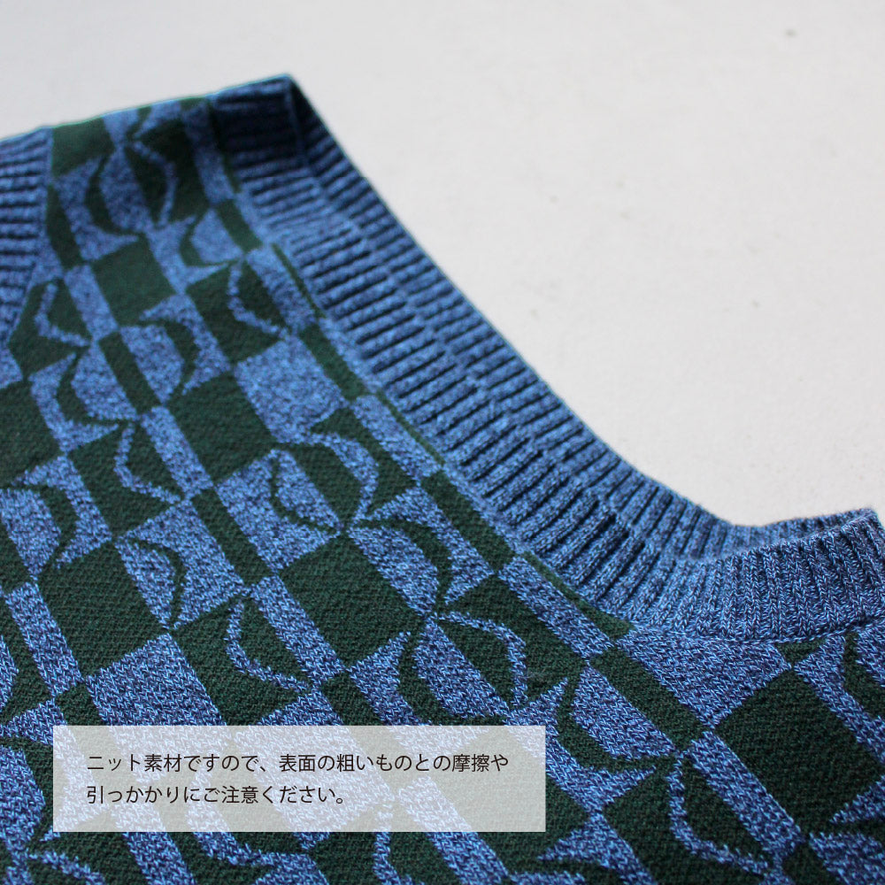 PATTERN KNIT VEST