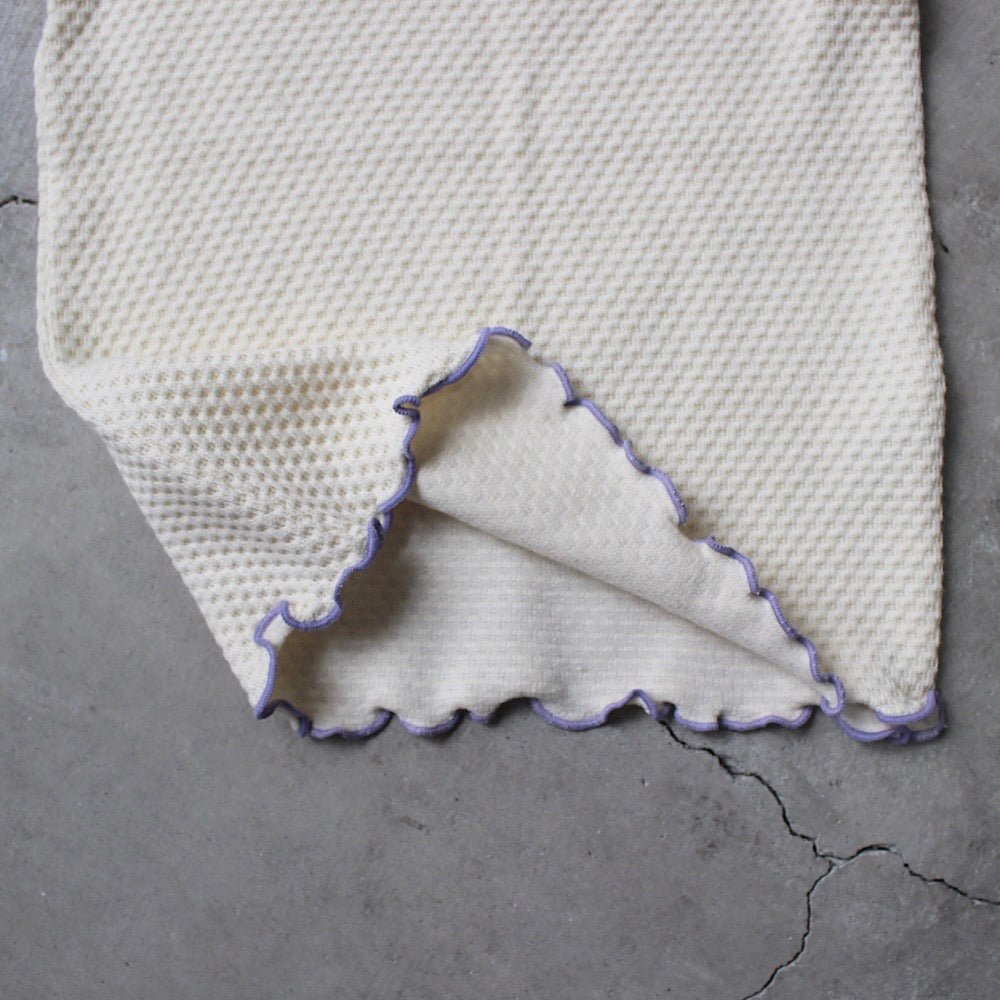【FAIR対象】
WAFFLE EMBROIDERED HALF SLEEVE TEE