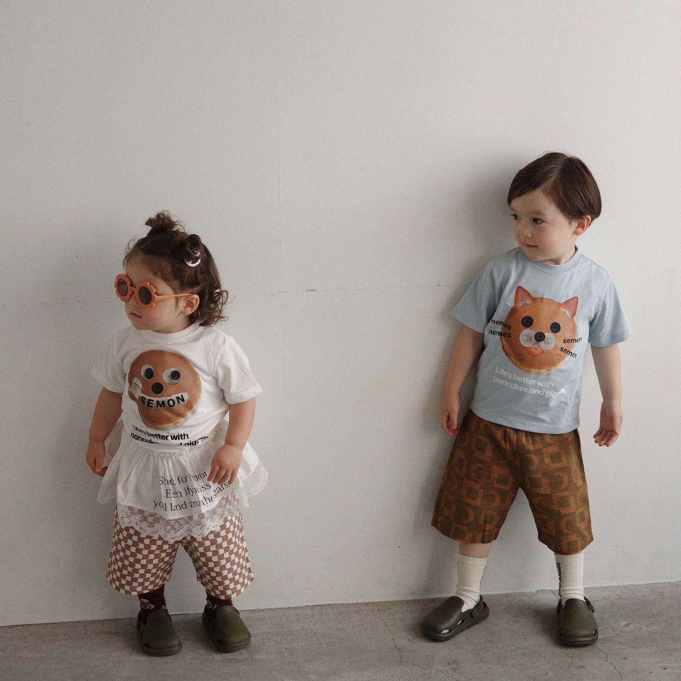 【FAIR対象】 PANCAKE PRINT T SHIRT