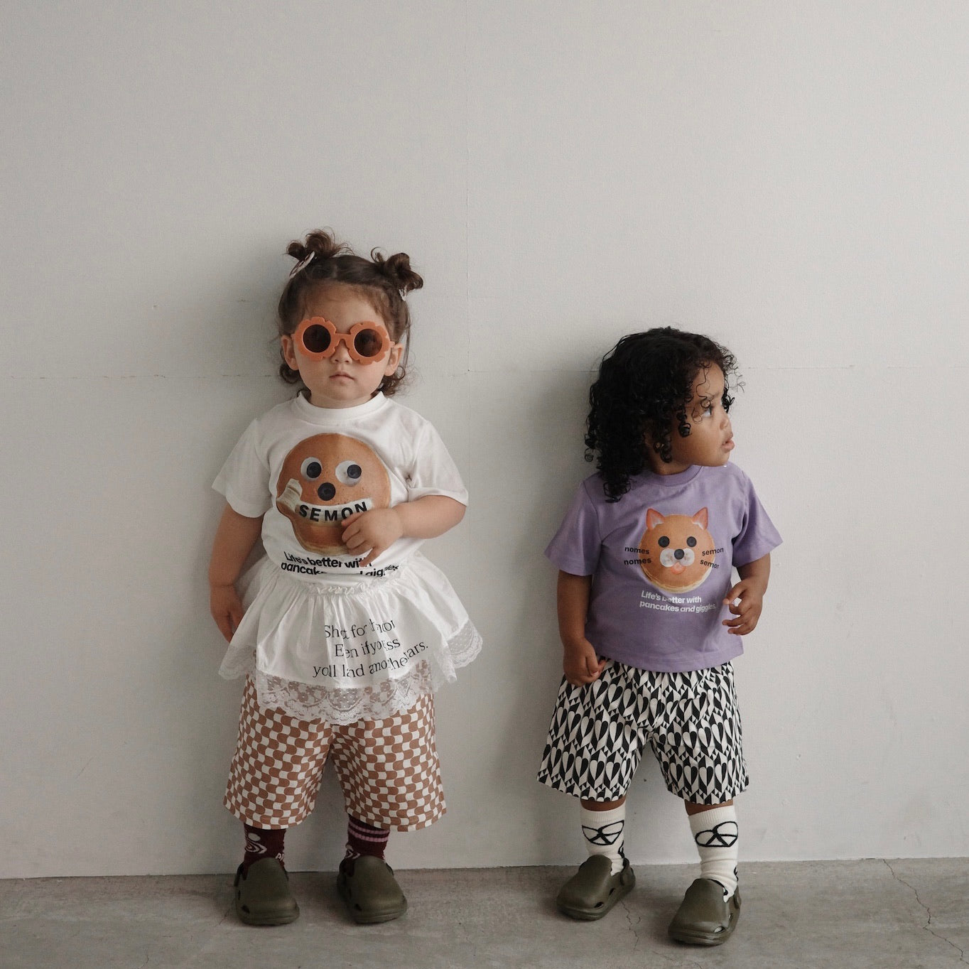 【FAIR対象】 PANCAKE PRINT T SHIRT