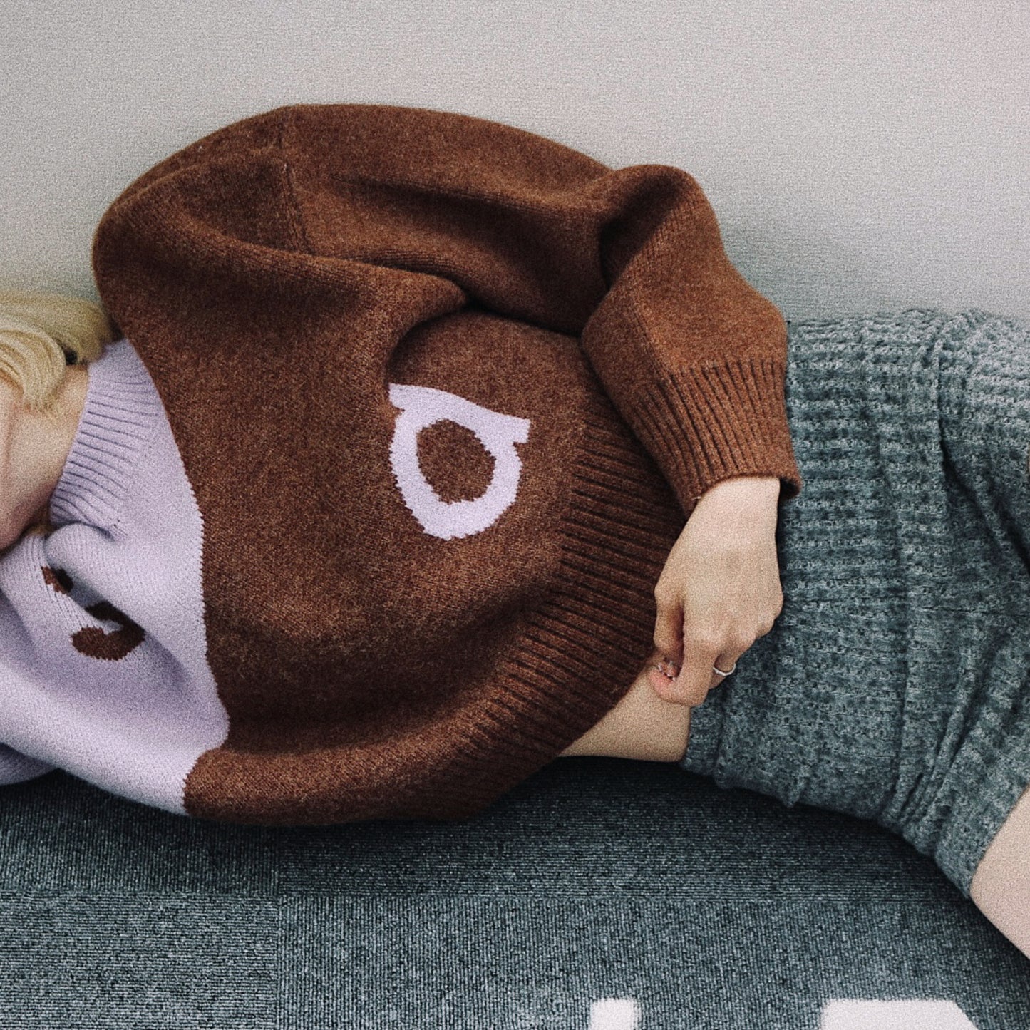 【 unisex series 】SA 2TONE KNIT 【ご注文から2週間以内でお届け】