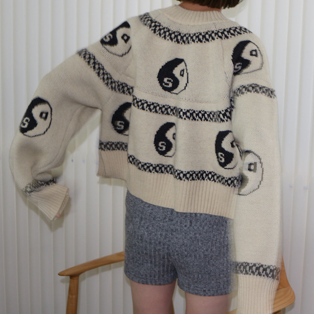 【 unisex series 】YANG YANG KNIT 【ご注文から2週間以内でお届け】