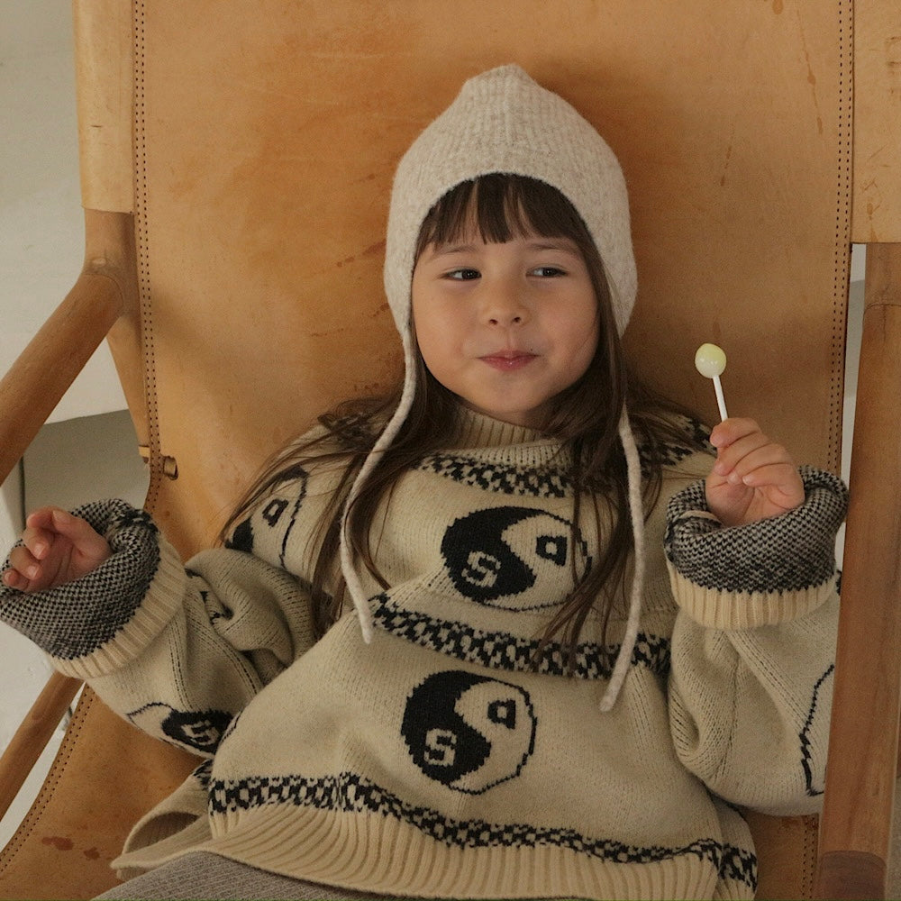 【 unisex series 】YANG YANG KNIT 【ご注文から2週間以内でお届け】