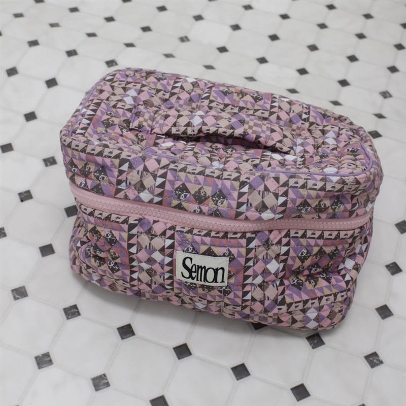 Quilted Vanity Pouch