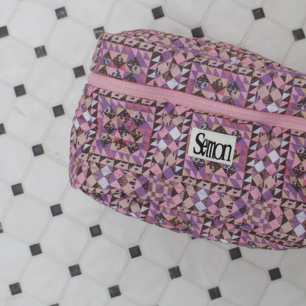 Quilted Vanity Pouch