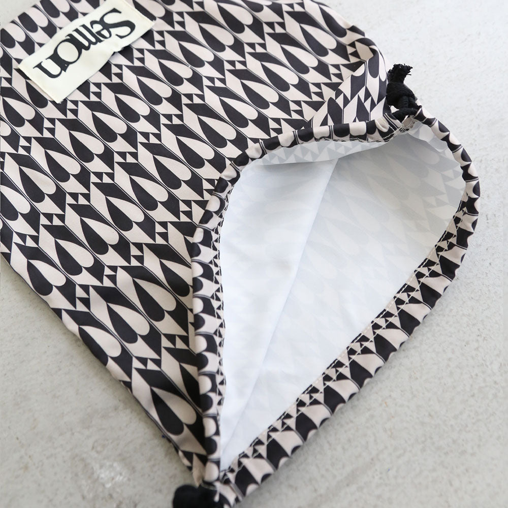 3SET PATTERN DRAWSTRING BAGS