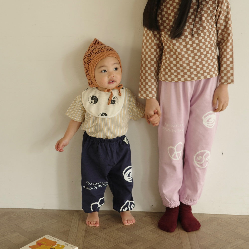 WAFFLE PRINT BIB