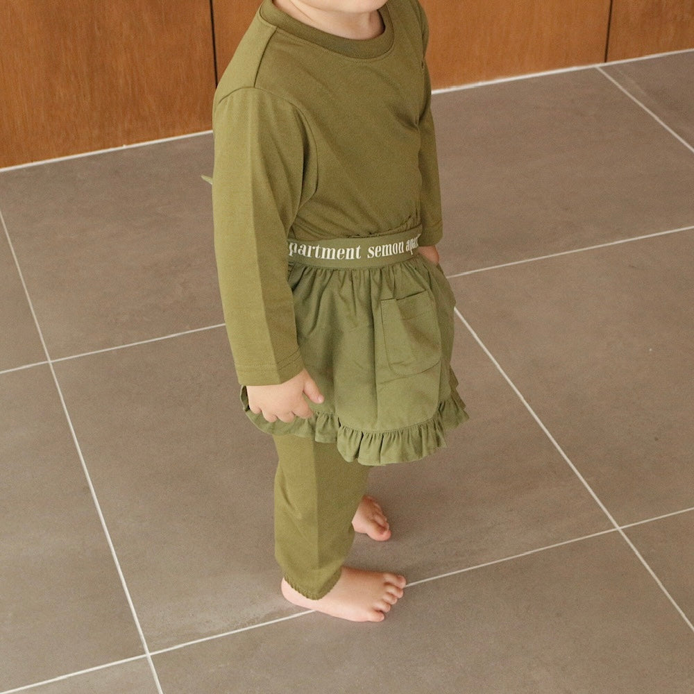 FRILL APRON SKIRT