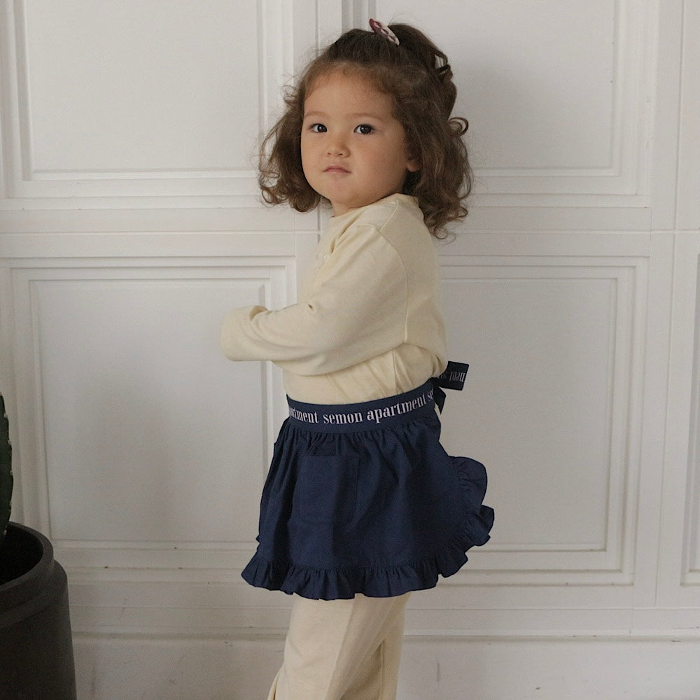 FRILL APRON SKIRT