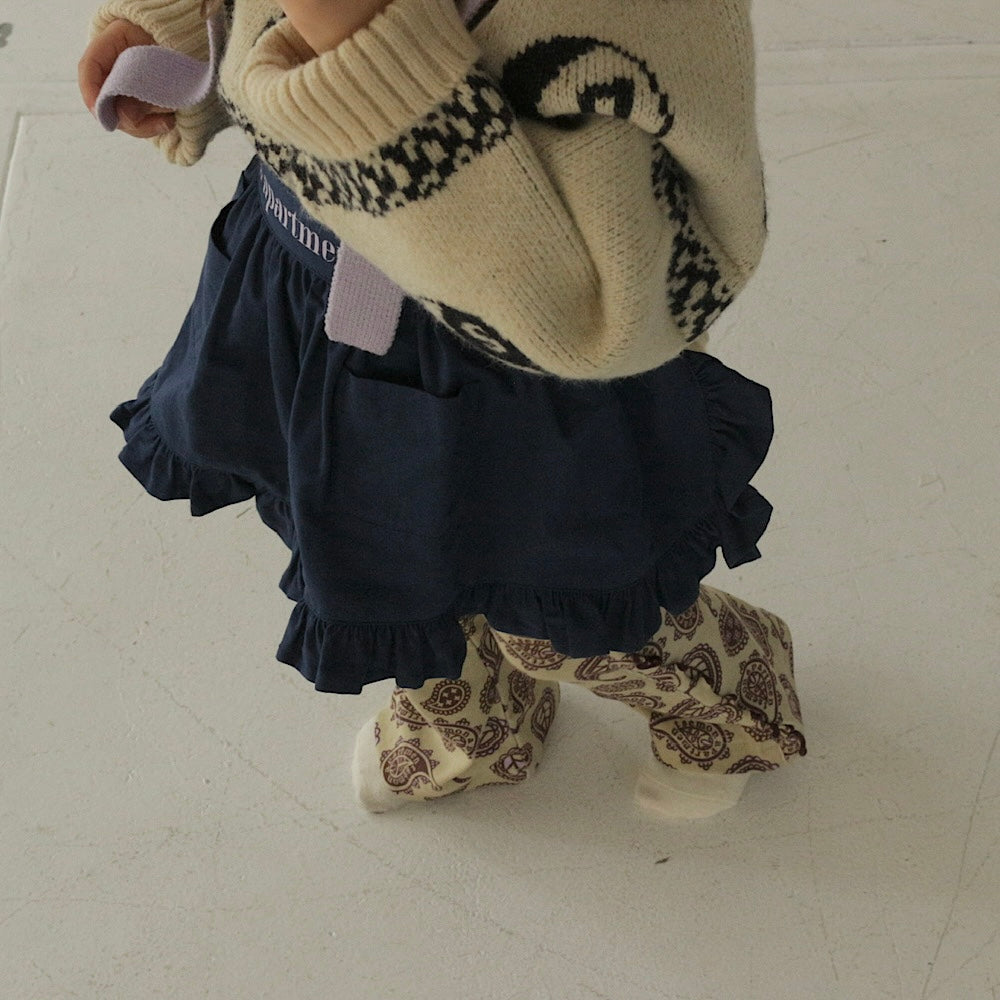 FRILL APRON SKIRT