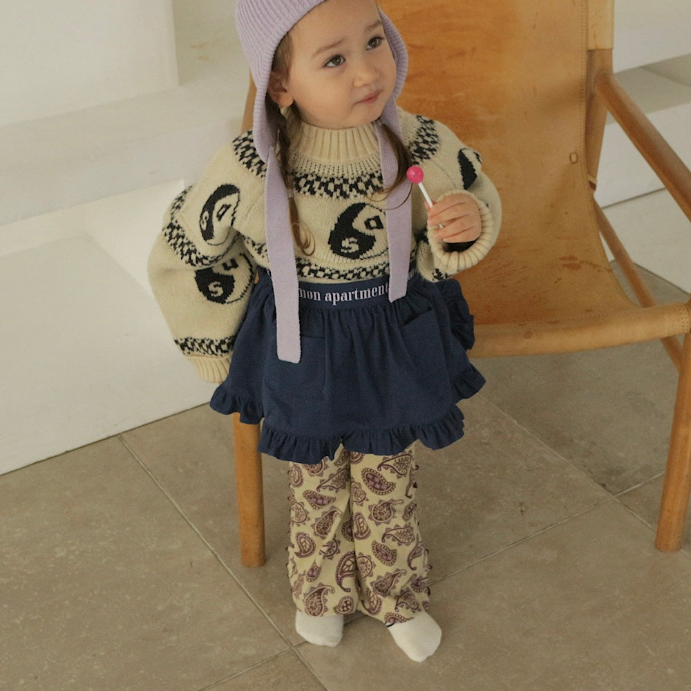 FRILL APRON SKIRT