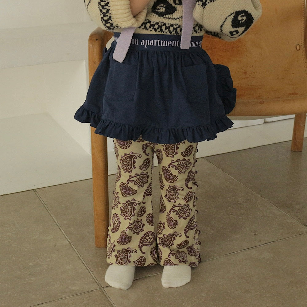 FRILL APRON SKIRT