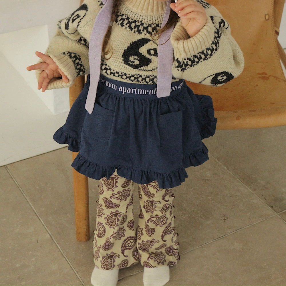 FRILL APRON SKIRT