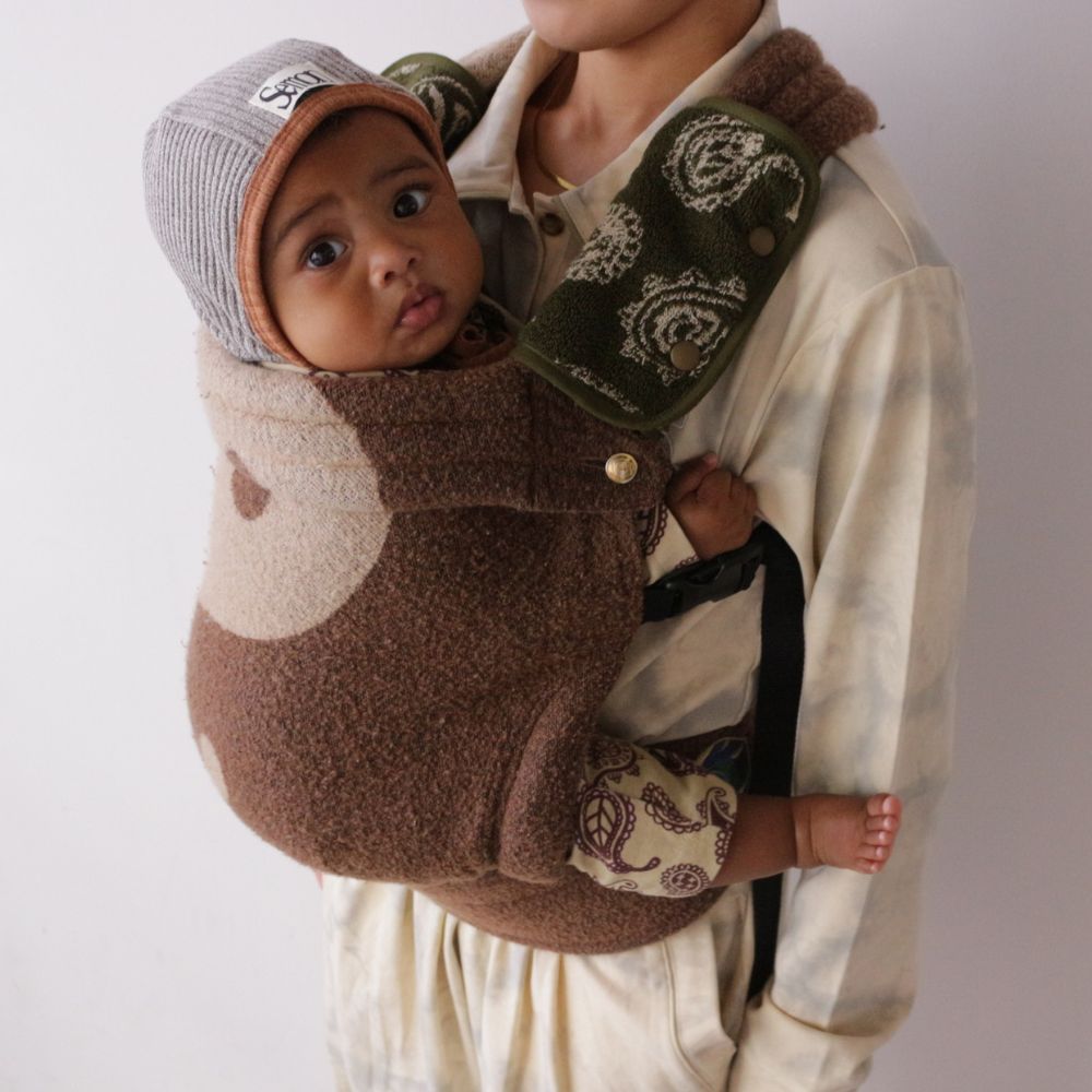 TERRY CLOTH BABY CARRIER COVER