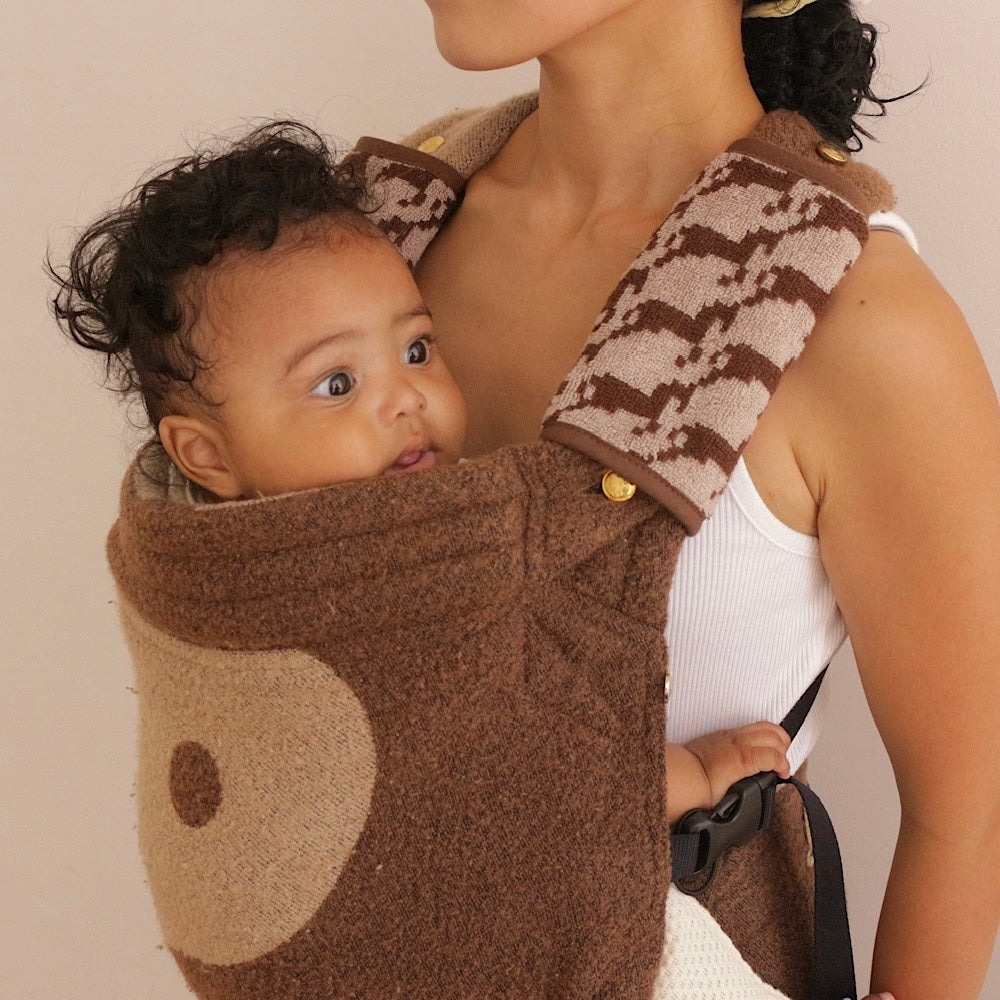 TERRY CLOTH BABY CARRIER COVER